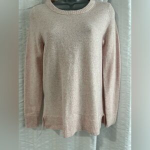 J. Crew Factory Soft Blush Crew Neck Sweater